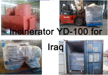 Incinerator YD-100 for Iraq