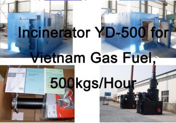 Incinerator YD-500 for Vietnam