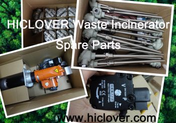 hiclover waste incinerator spare parts