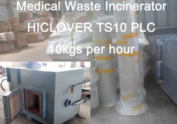 Medical Waste Incinerator HICLOVER TS10 PLC 10kgs per hour