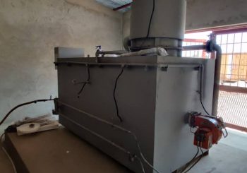 General waste incinerator, dual chamber (primary & secondary)