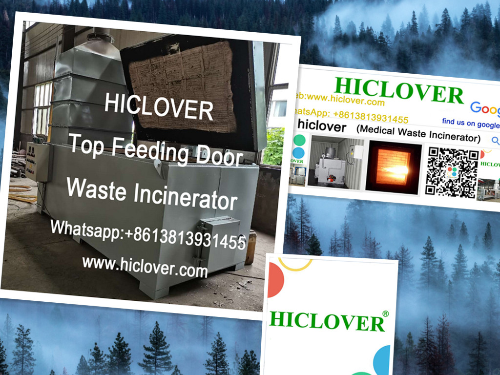 HICLOVER Top Openning Door Waste Incinerators