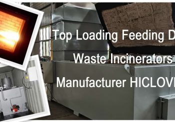 Waste Incineration Treatment Model TS1000 1000kgs per hour Top Feeding
