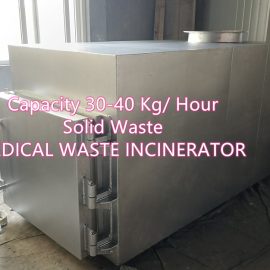 MEDICAL WASTE INCINERATOR 30-40 Kg/ Hour Solid Waste