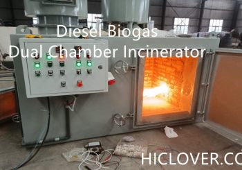 Diesel Biogas Dual Chamber Incinerator