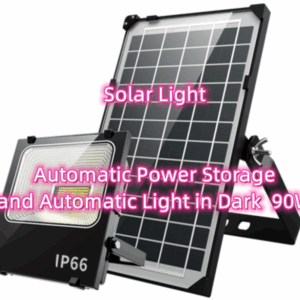 Solar Light Automatic power storage and Automatic light in dark  90W