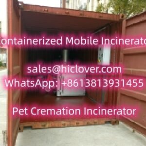 Containerized Mobile Incinerator Pet Cremation Incinerator