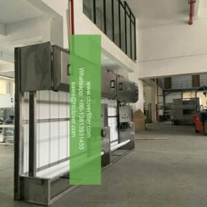 Auto Roll Filter Winding Air Filter for Large Particles Dust or Industial Equipment
