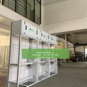 Auto Roll Filter Durable Using Electrostatic Line Coil Paper Und Filter Roll Filter