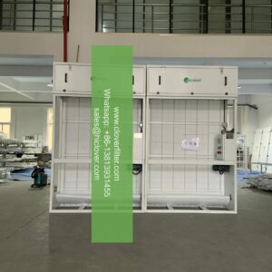 Low Press Drop Various Rolling Paper Filter Automatic Roll Air Filter