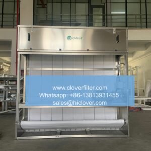 Automatic Rolling Curtain Air Filter for Guangzhou Development Zone Water Purification Plant