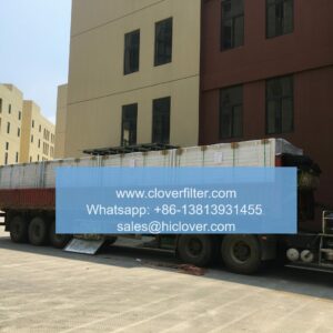 Automatic changing air filters for power plants
