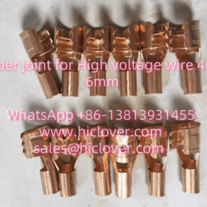 Copper joint for High voltage wire 4mm 6mm
